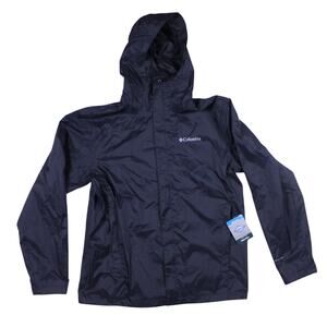 Columbia Men's Timber Pointe Omni Tech Rain Jacket black hooded sz M NEW NWT
